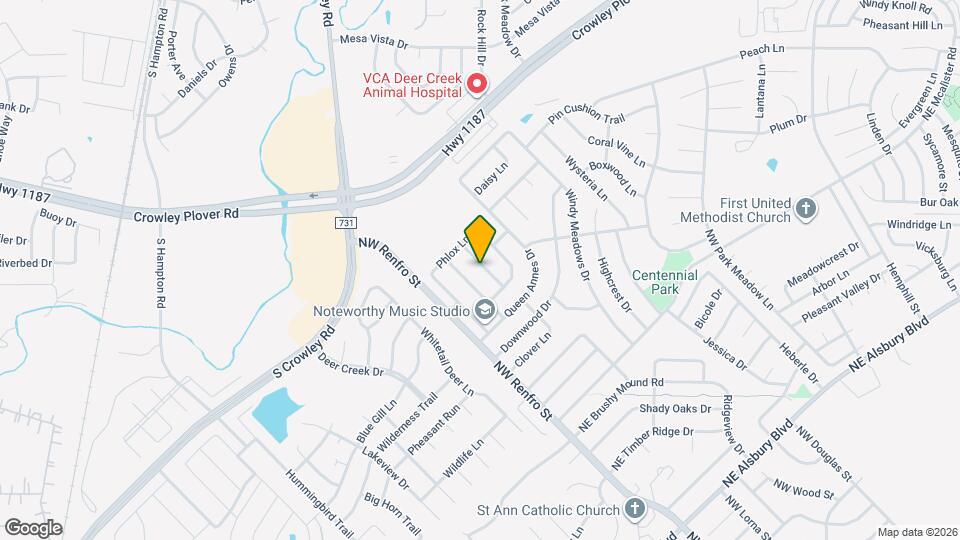 1405 Dandelion Trail Mapa y Detalles de la Ubicación