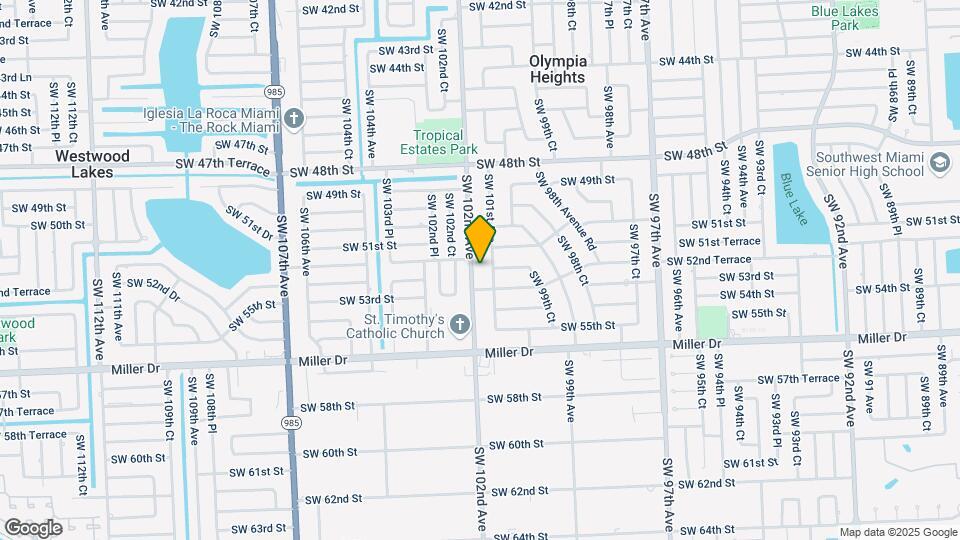 5225 SW 102nd Ave Map and Location Details