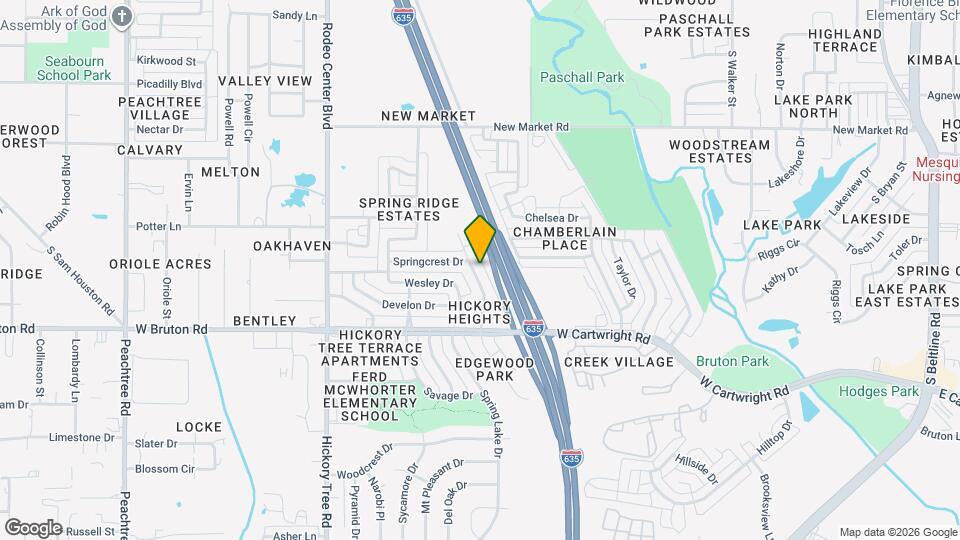 1416 Poplar Dr Map and Location Details