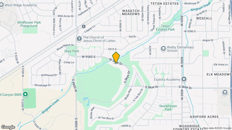 4498 W Skye Dr Mapa y Detalles de la Ubicación