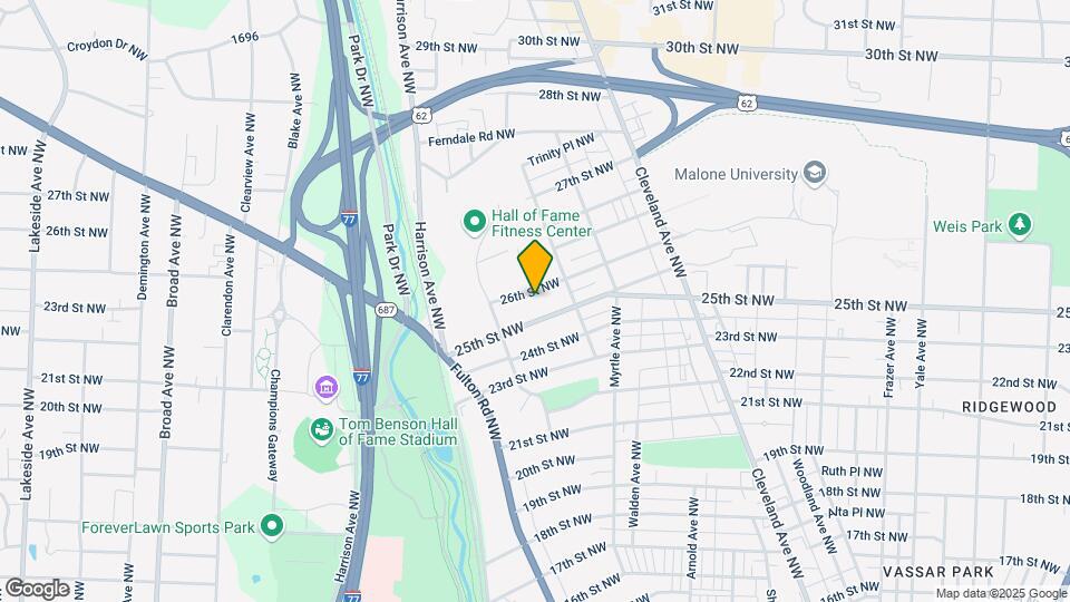 1622 26th St NW Map and Location Details