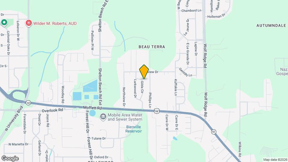 1616 Gilda Cir Map and Location Details
