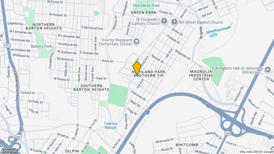 2017 2nd Ave, Unit #A Map and Location Details
