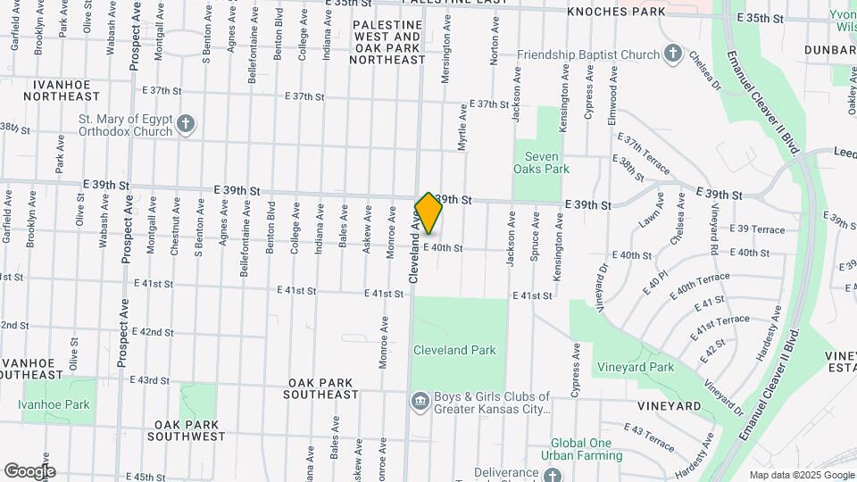 3806 E 40th St, Unit 3806 E 40th St Map and Location Details