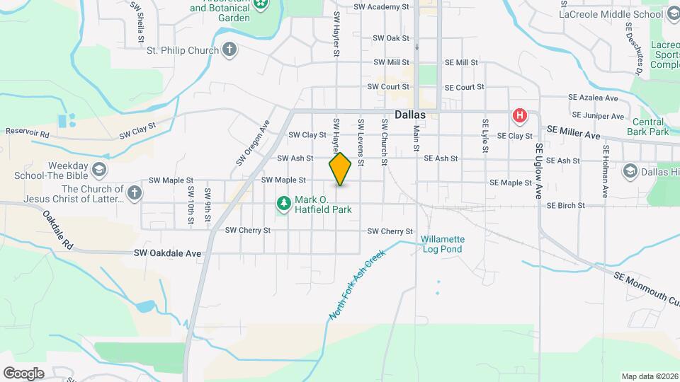 1340 SW Hayter St Map and Location Details