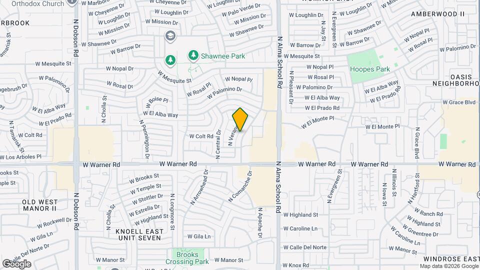 2100 N Comanche Dr Map and Location Details