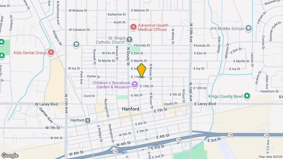 205 E 11th St Map and Location Details