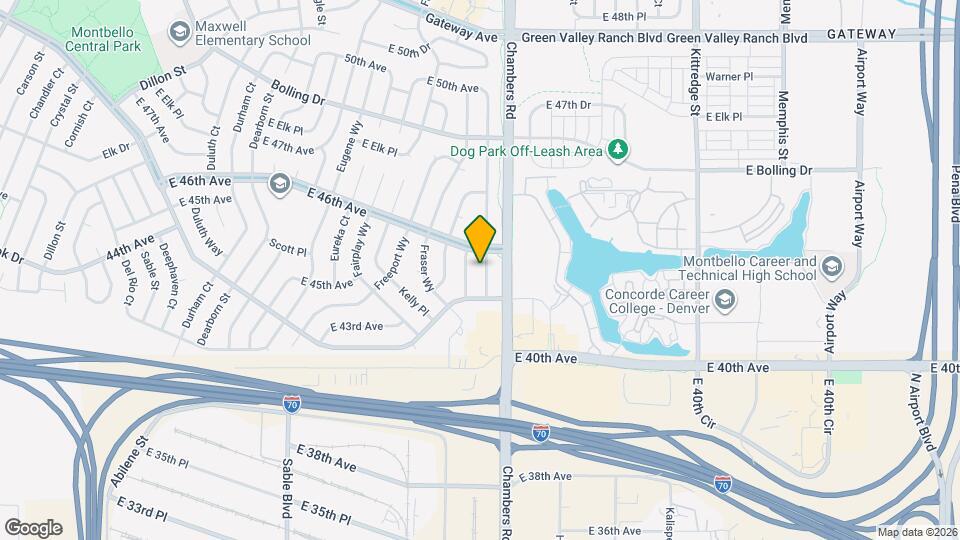 4587 N Granby Wy Map and Location Details