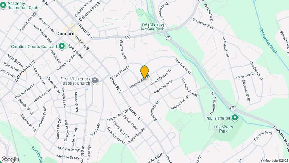 90 Hillcrest Ave SE Mapa y Detalles de la Ubicación