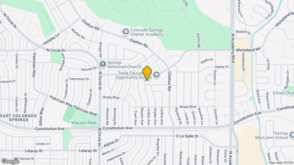 2203 Collier Ave Map and Location Details