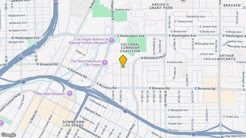 720 N 10th St Map and Location Details