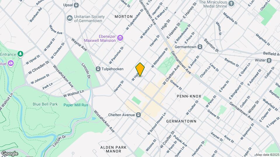 263 W Rittenhouse St, Unit #REAR UNIT Mapa y Detalles de la Ubicación