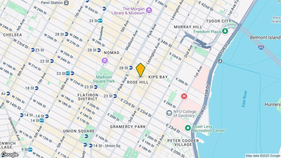 101 Lexington Ave Map and Location Details