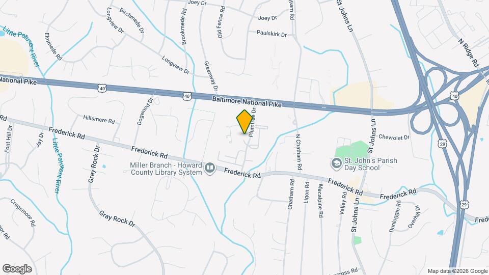 3452 Plumtree Dr Map and Location Details