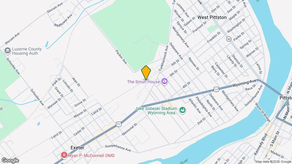 414 E Packer Ave Map and Location Details