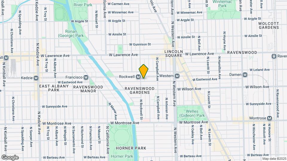 2552 W Eastwood Ave Mapa y Detalles de la Ubicación