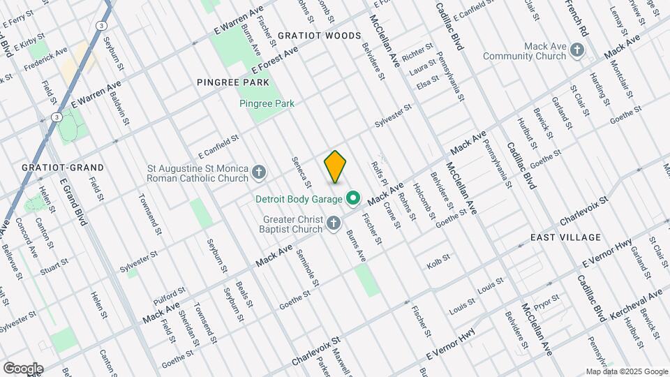 3788 Burns Ave Map and Location Details