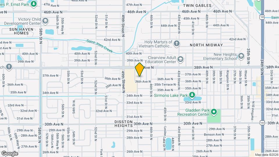 3620 47th St N Map and Location Details