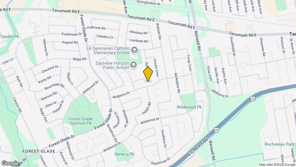 10820 Mulberry Dr Map and Location Details