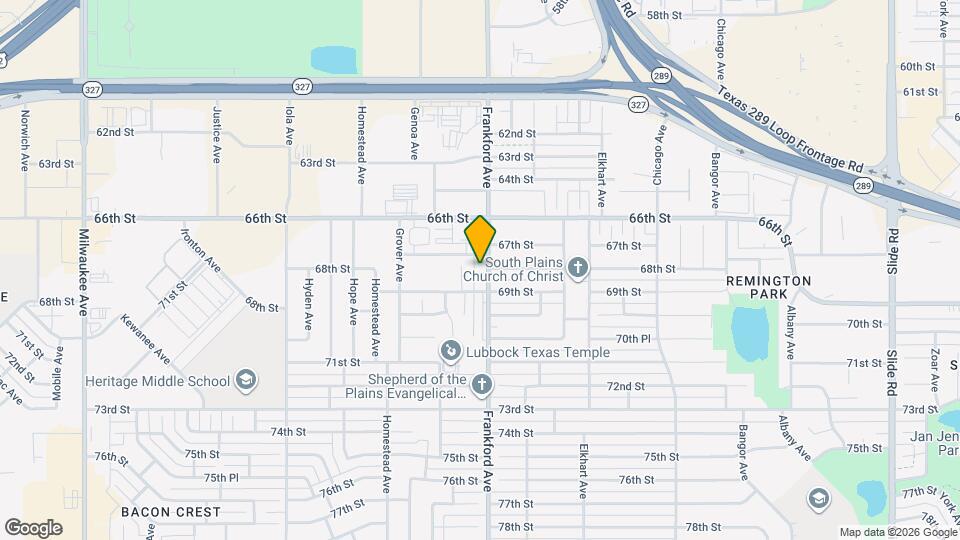 6808 Frankford Ave Map and Location Details