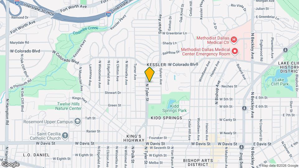 839 Thomasson Dr Mapa y Detalles de la Ubicación