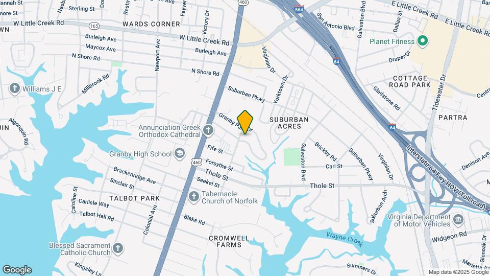 204 Glen Echo Dr, Unit 1 Map and Location Details