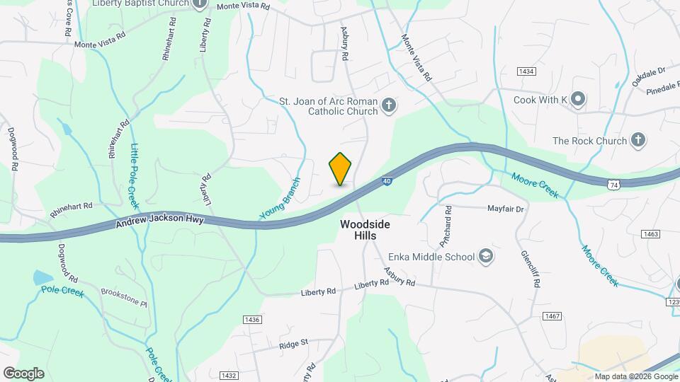 729 Asbury Rd Map and Location Details