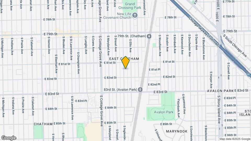 8135 S Ingleside Ave Map and Location Details