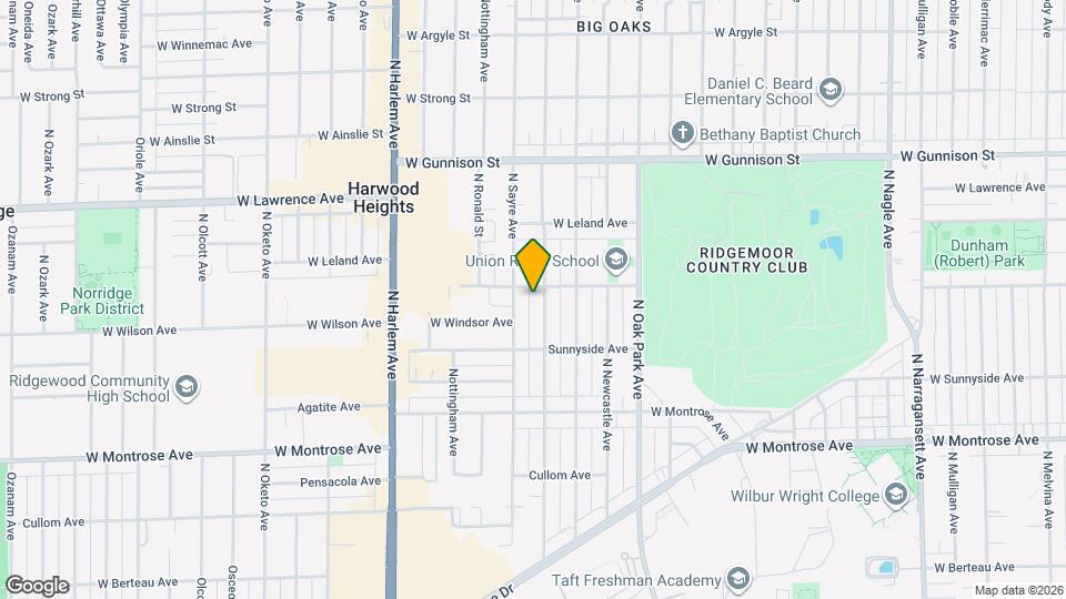 4552 N Newland Ave, Unit 1 Mapa y Detalles de la Ubicación