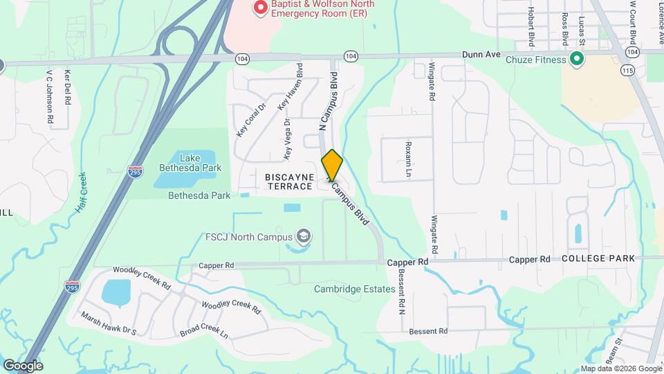 10805 Naples Ct S Map and Location Details