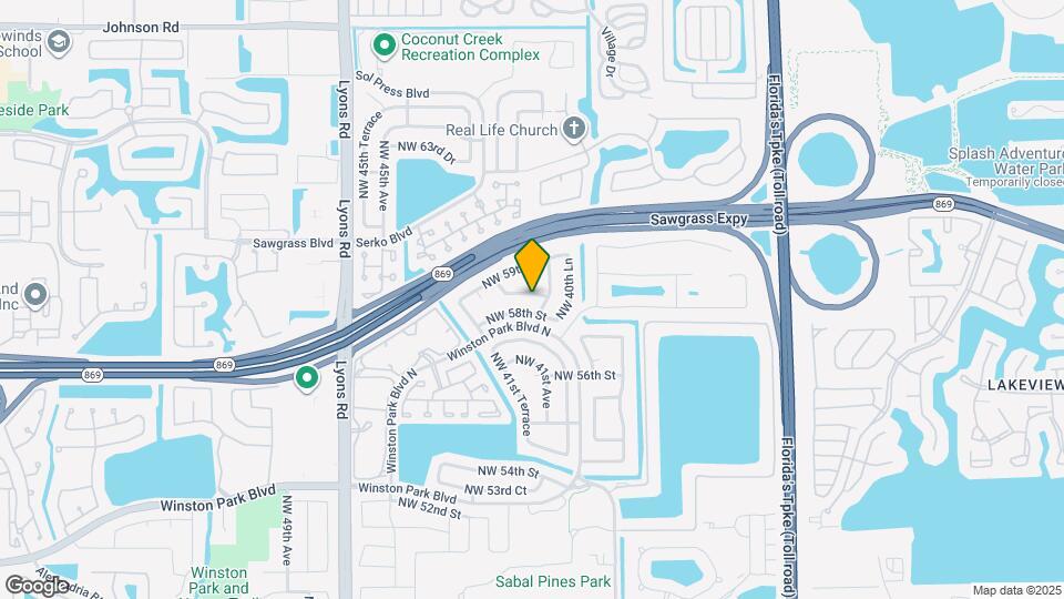 4112 NW 58th Dr Map and Location Details