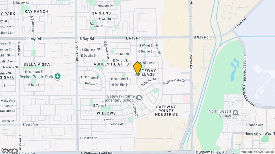 4436 E Harrison St Map and Location Details