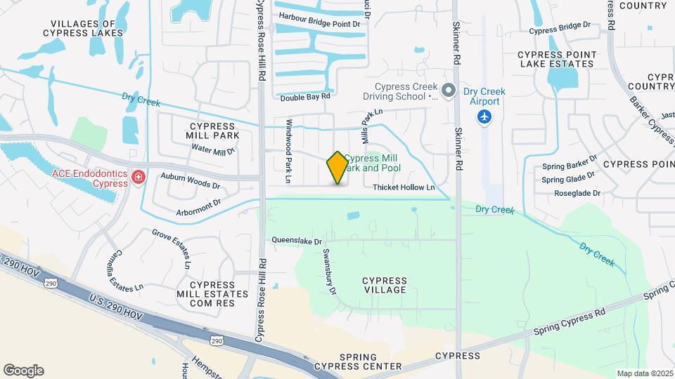 17919 Rose Hill Park Ln Map and Location Details
