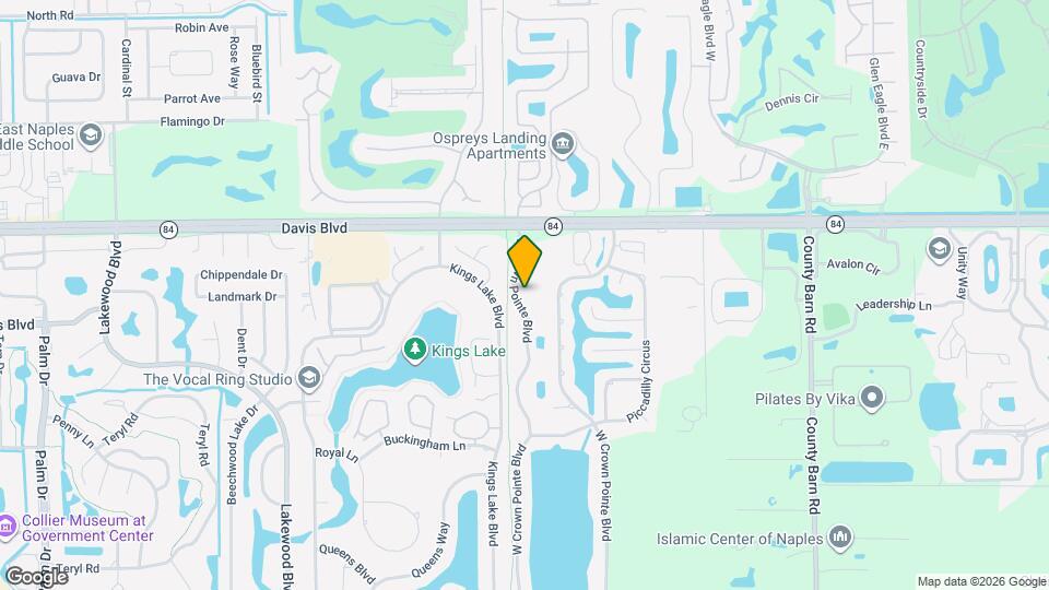 1868 W Crown Pointe Blvd Map and Location Details