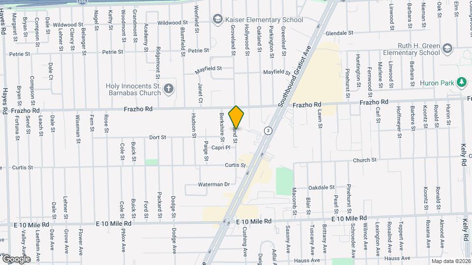 25760 Groveland St Map and Location Details