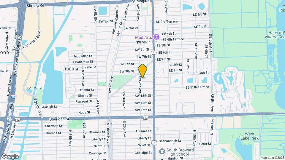 54 SW 11th St Mapa y Detalles de la Ubicación
