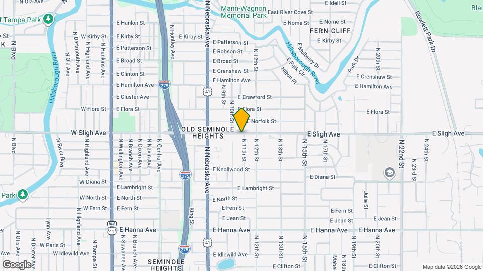 6726 N 11th St Map and Location Details