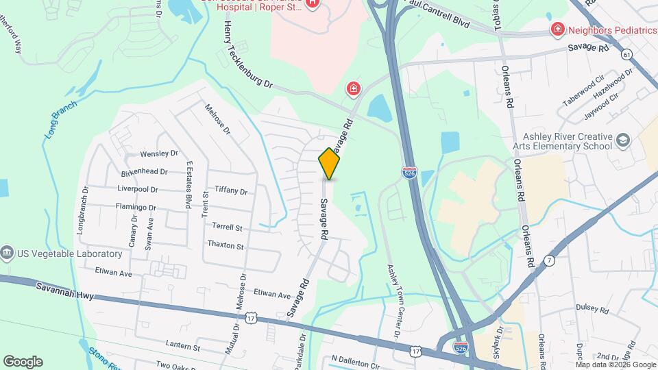 848 Savage Rd Map and Location Details