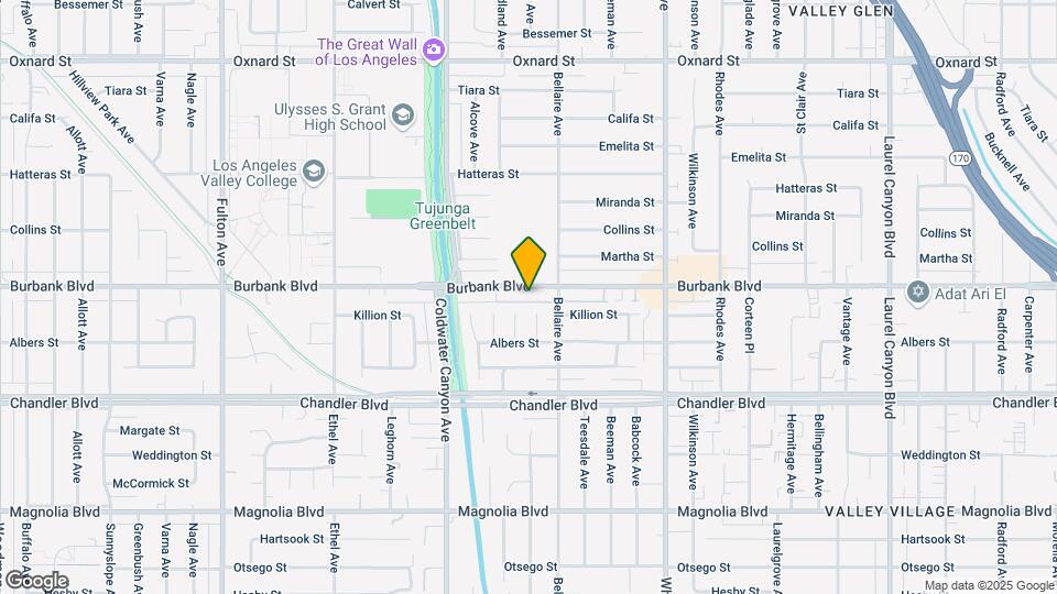 12720 Burbank Blvd, Unit 121 Mapa y Detalles de la Ubicación