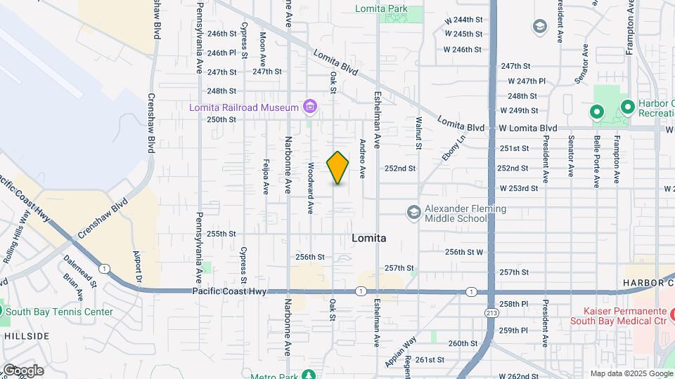 25310 Oak St Map and Location Details