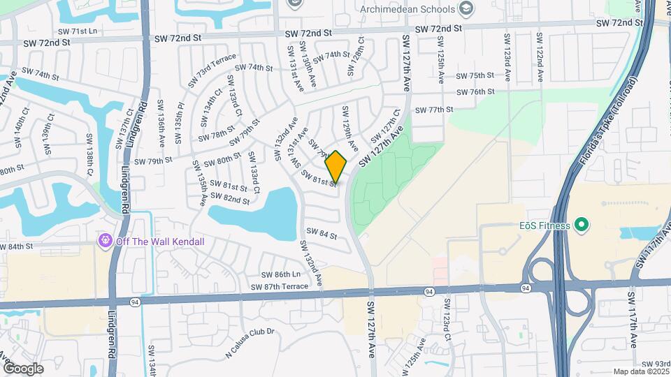 12900 SW 81st St Map and Location Details