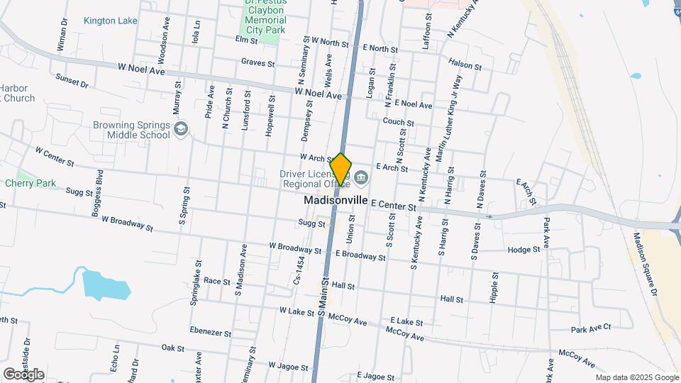 10 N Main St Mapa y Detalles de la Ubicación