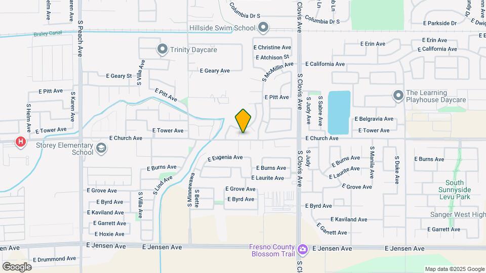 2393 S Dewitt Ave Map and Location Details