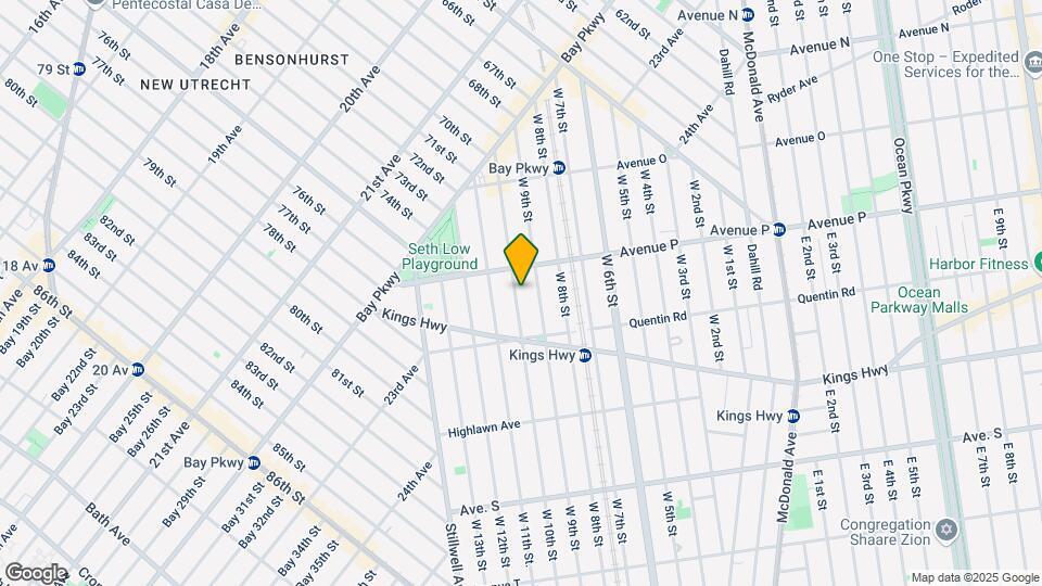 1629 W 10th St Map and Location Details