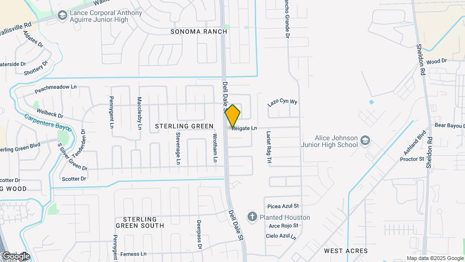 15310 Reigate Ln Map and Location Details