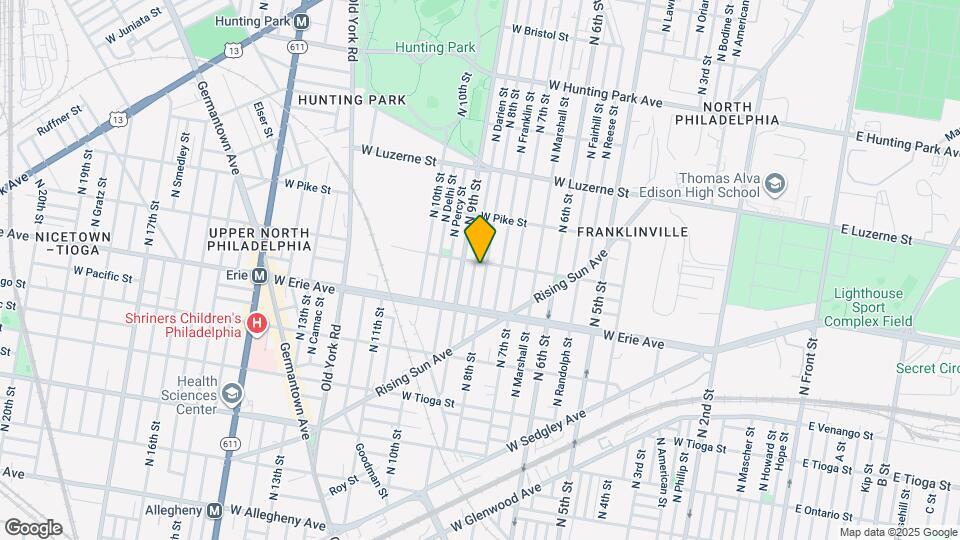 3752 N 8th St Map and Location Details