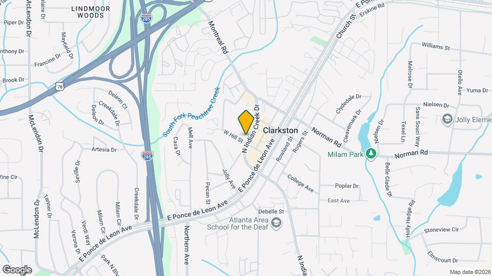 3586 W Hill St Map and Location Details