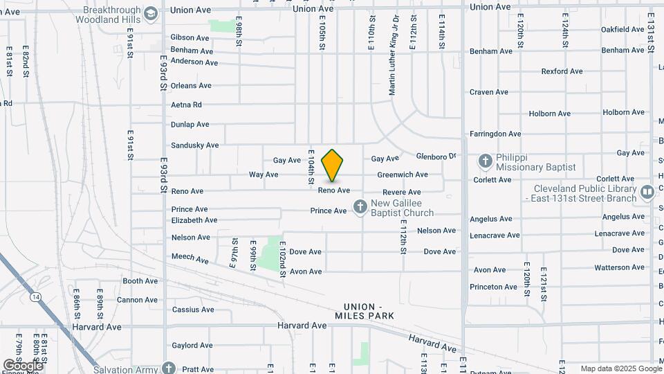 10511 Reno Ave Map and Location Details