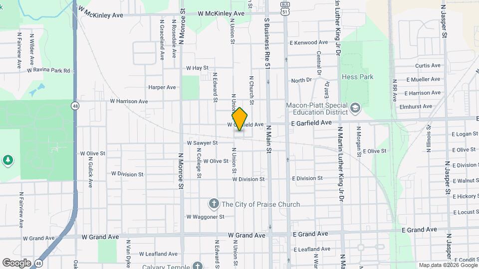 254 W Peoria Ave Map and Location Details