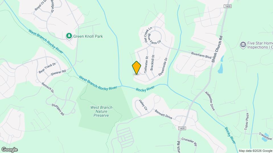 3163 Streamside Dr Mapa y Detalles de la Ubicación